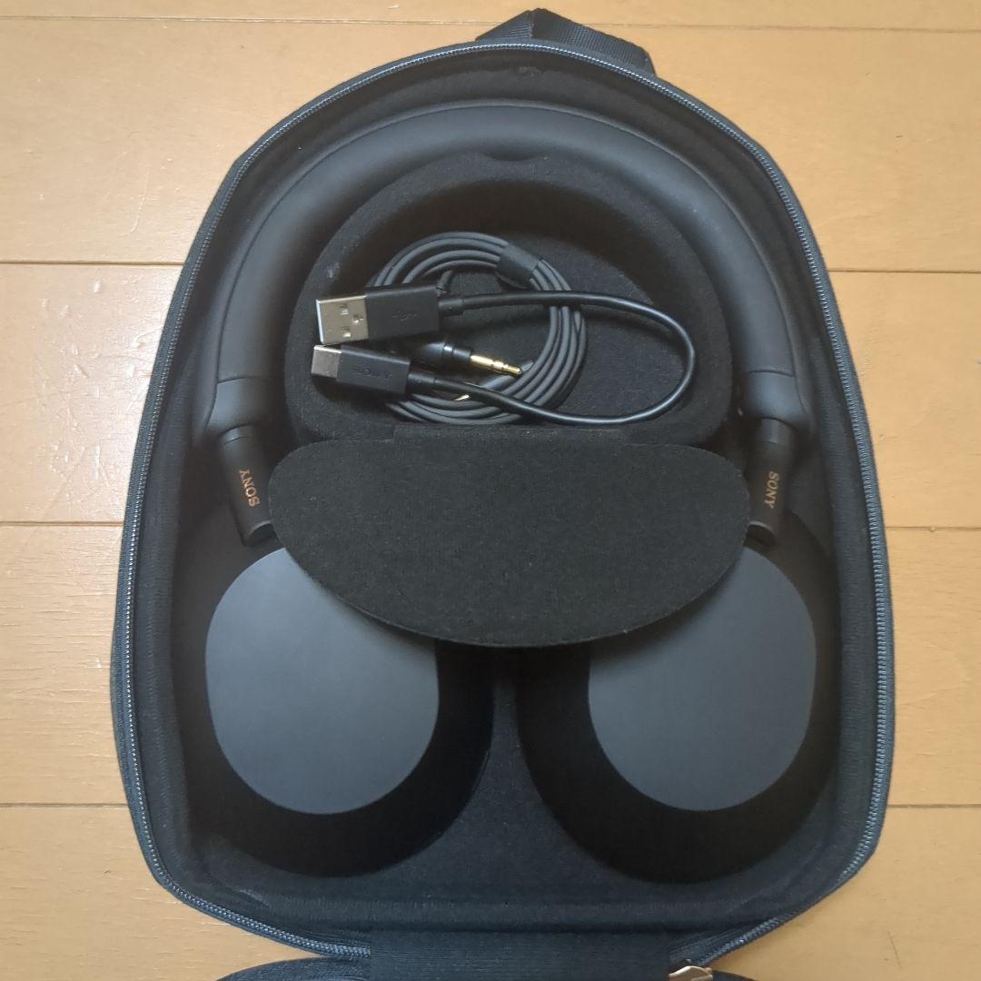 【美品】SONY WH1000XM5 ブラック ワイヤレスヘッドホン