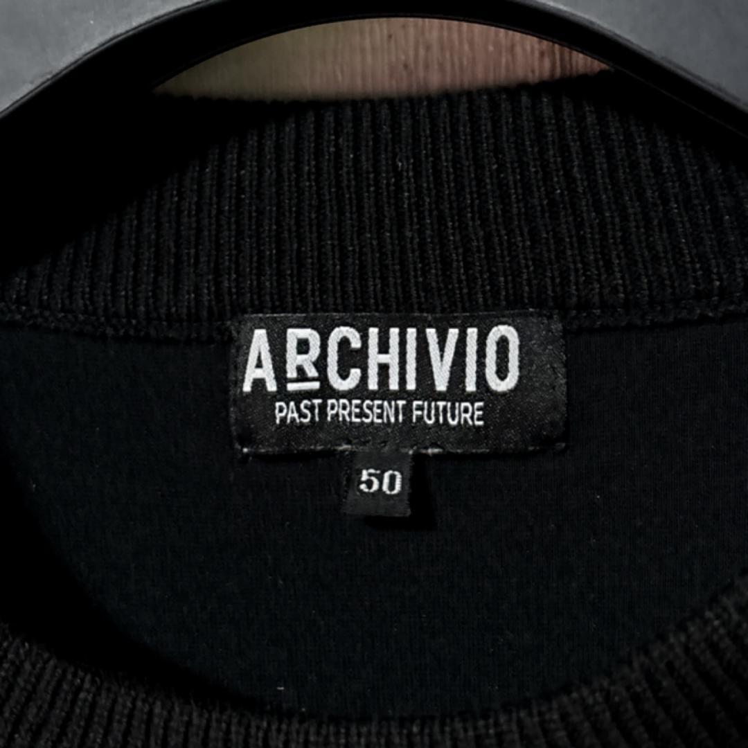アルチビオ ニット ARCIVIO 素材切替 星柄セーター ゴルフウェア