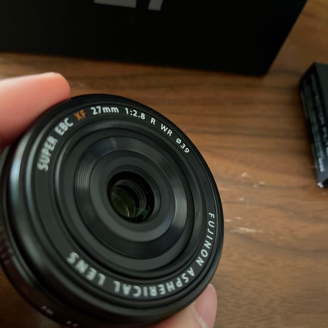 美品XF27mmF2.8 R WR レンズ FUJIFILM Fujinon