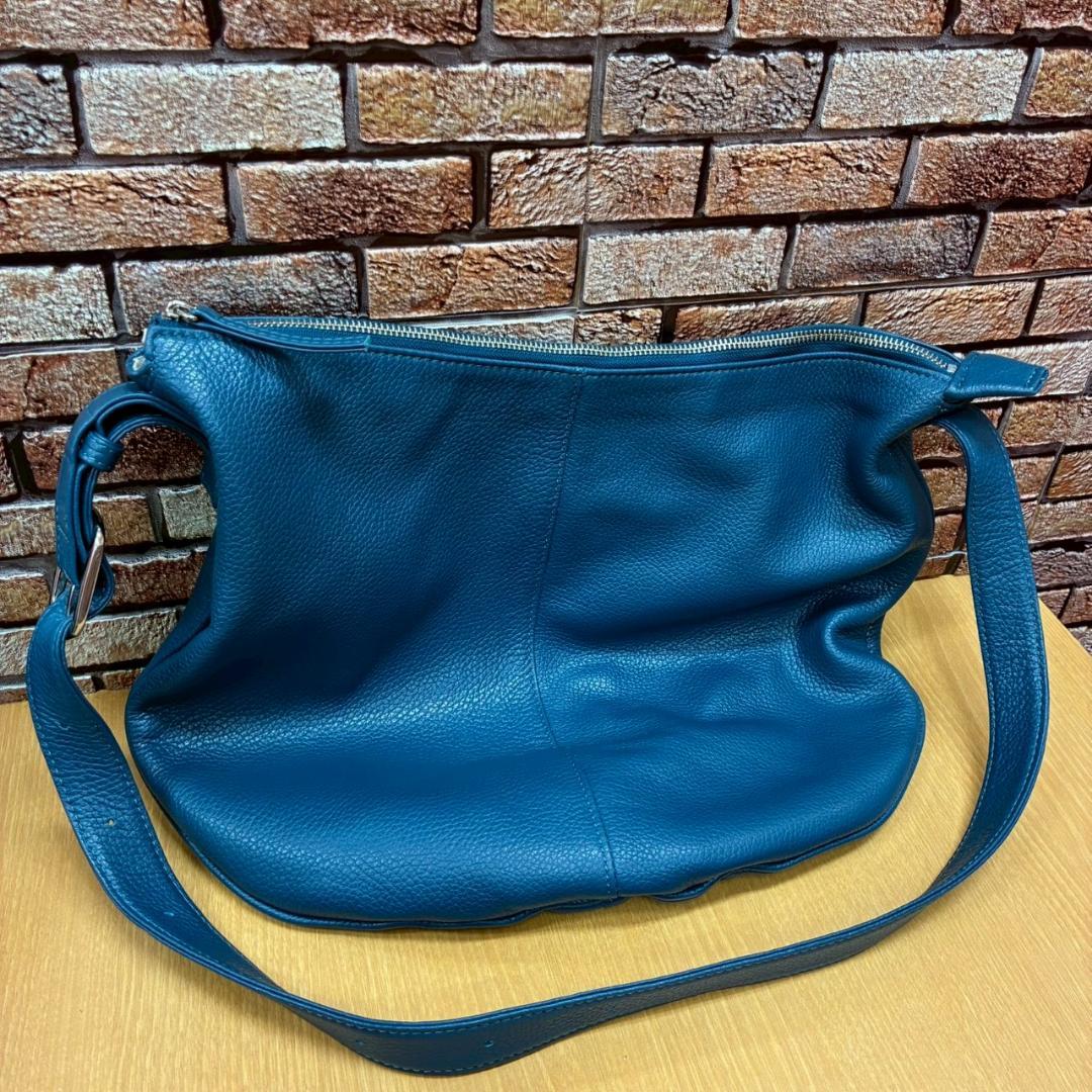 ♥【472】傳濱野　ワン　ショルダー　バッグ　レザー