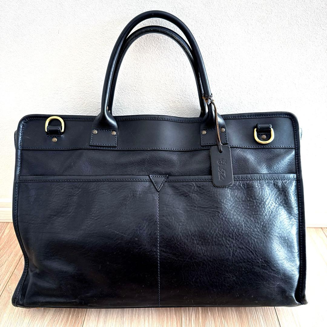 Felisi フェリージ　1781　レザー　ビジネスバッグ　ネイビー