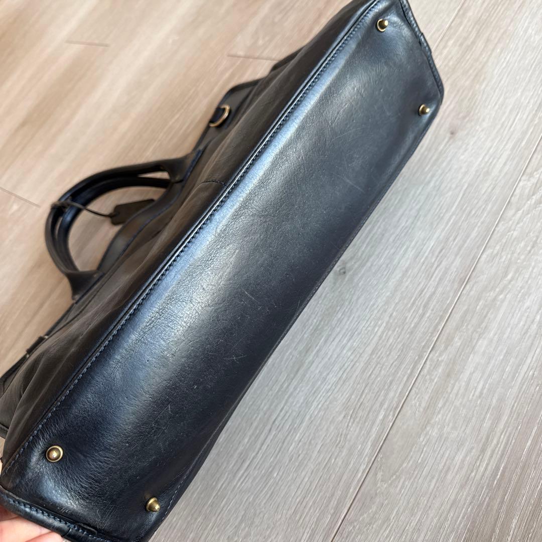 Felisi フェリージ　1781　レザー　ビジネスバッグ　ネイビー