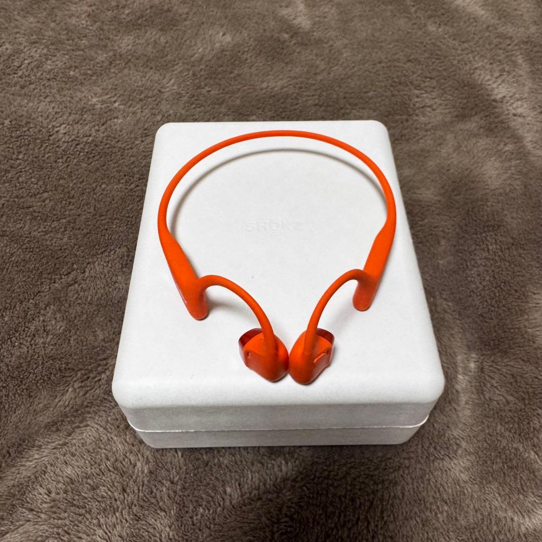 SHOKZ骨伝導イヤホン オレンジ　オープランプロ2 open run pro2