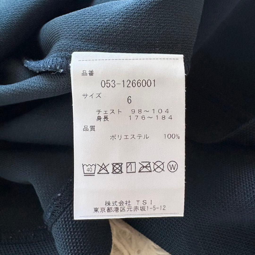 極美品✨パーリーゲイツ モックネックシャツ 長袖 春秋冬用 ロゴライン 刺繍 6