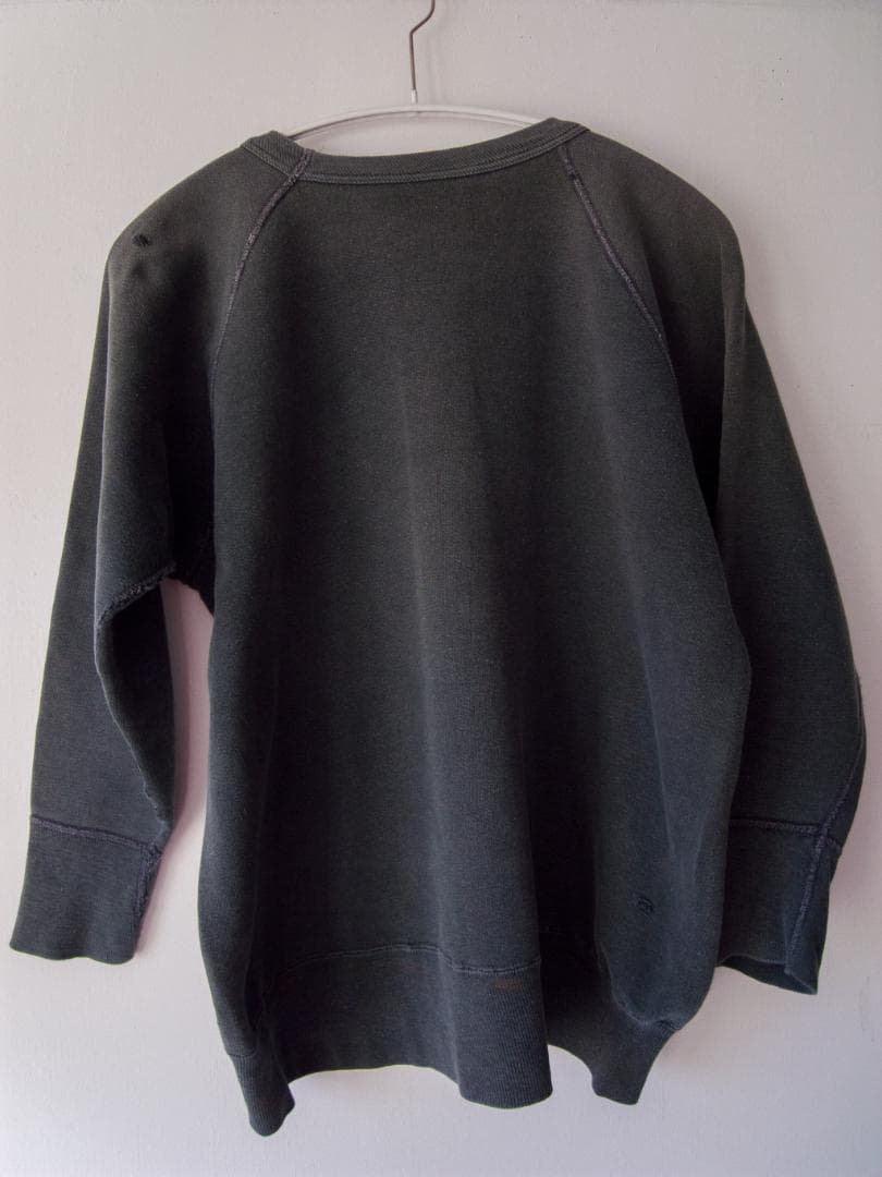 【推定60s】ヴィンテージ フロッキースウェット ARKANSAS 猪プリント