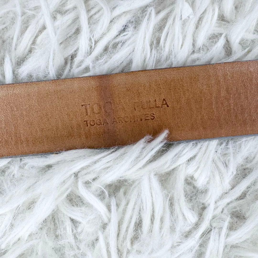 【メルカリ初登場】TOGA PULLA ダブル バックル ベルト シルバー