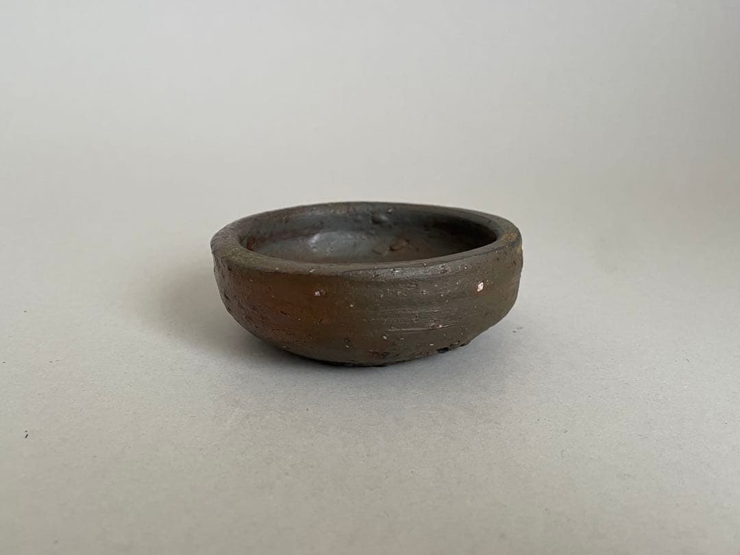 國吉清尚 ぐい呑 酒器 お猪口 やちむん 焼き締め　検索:島武己(武巳) 国吉