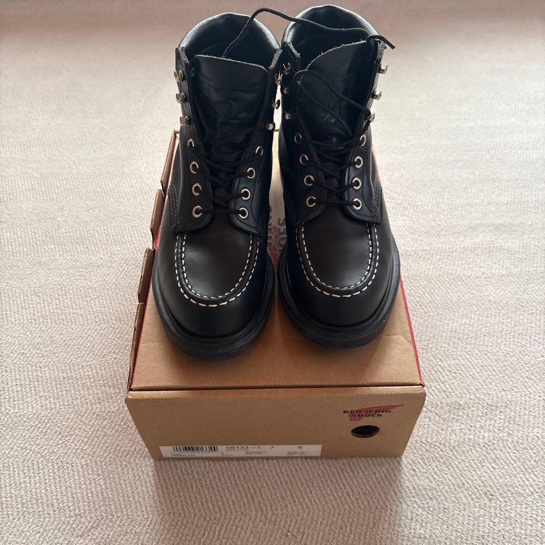 8133 RED WING SHOES レッドウィング　ブラック　７Ｅ　USA