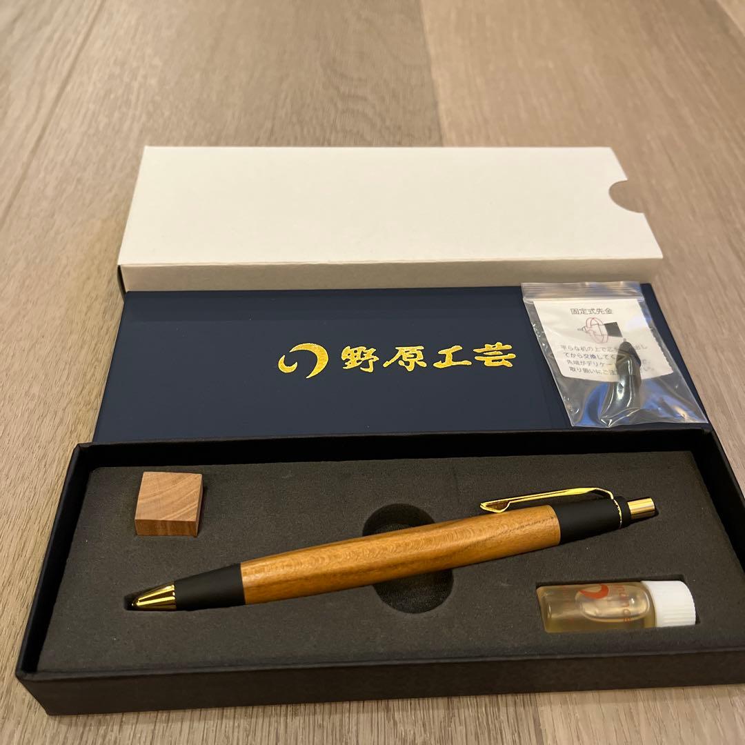 【新品未使用】　【野原工芸】　新型シャープペンシル　梅　sanzoクリップ