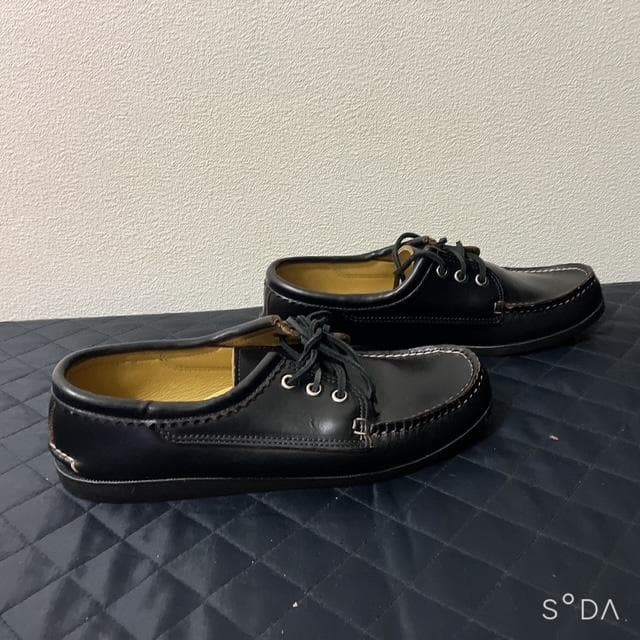 【未使用】Quoddy Trail Moccasin デッキシューズ（プー92）