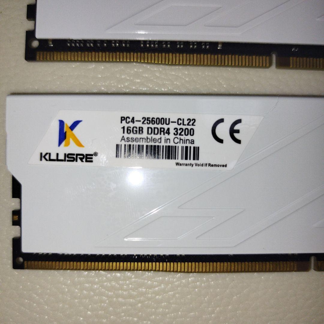 KLLISRE 16GB DDR4 3200MHz メモリー