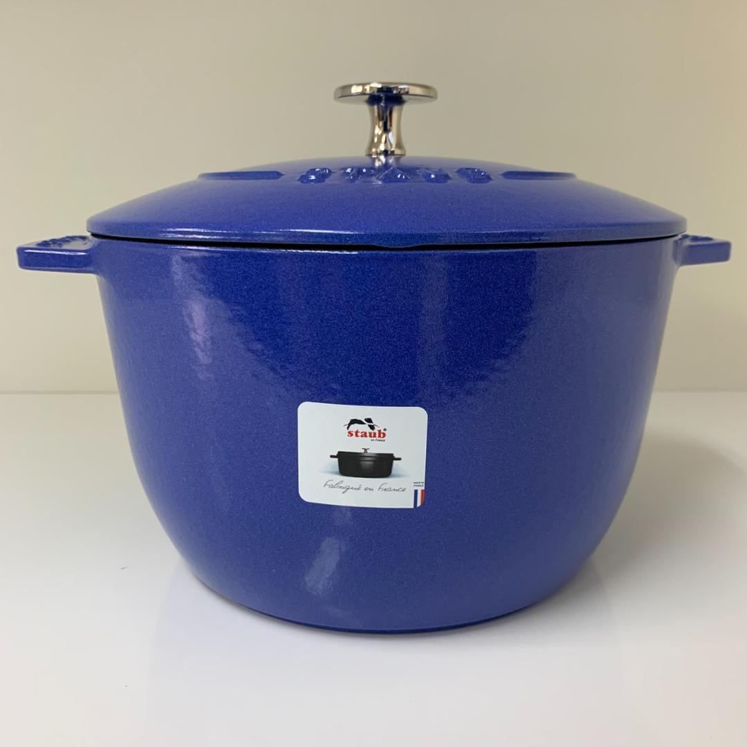 ★未使用　Staub　ラ・ココット　鍋　ブルーベリー　20㎝　3L
