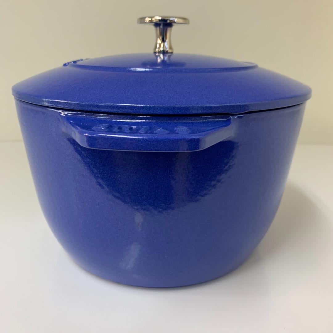 ★未使用　Staub　ラ・ココット　鍋　ブルーベリー　20㎝　3L
