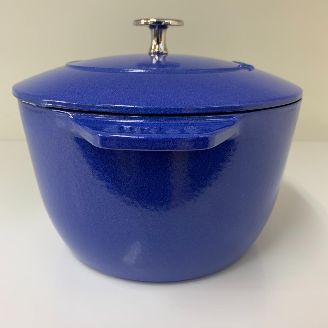 ★未使用　Staub　ラ・ココット　鍋　ブルーベリー　20㎝　3L