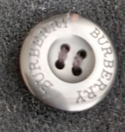 バーバリーロンドンウールPコート黒　ノバチェック　M