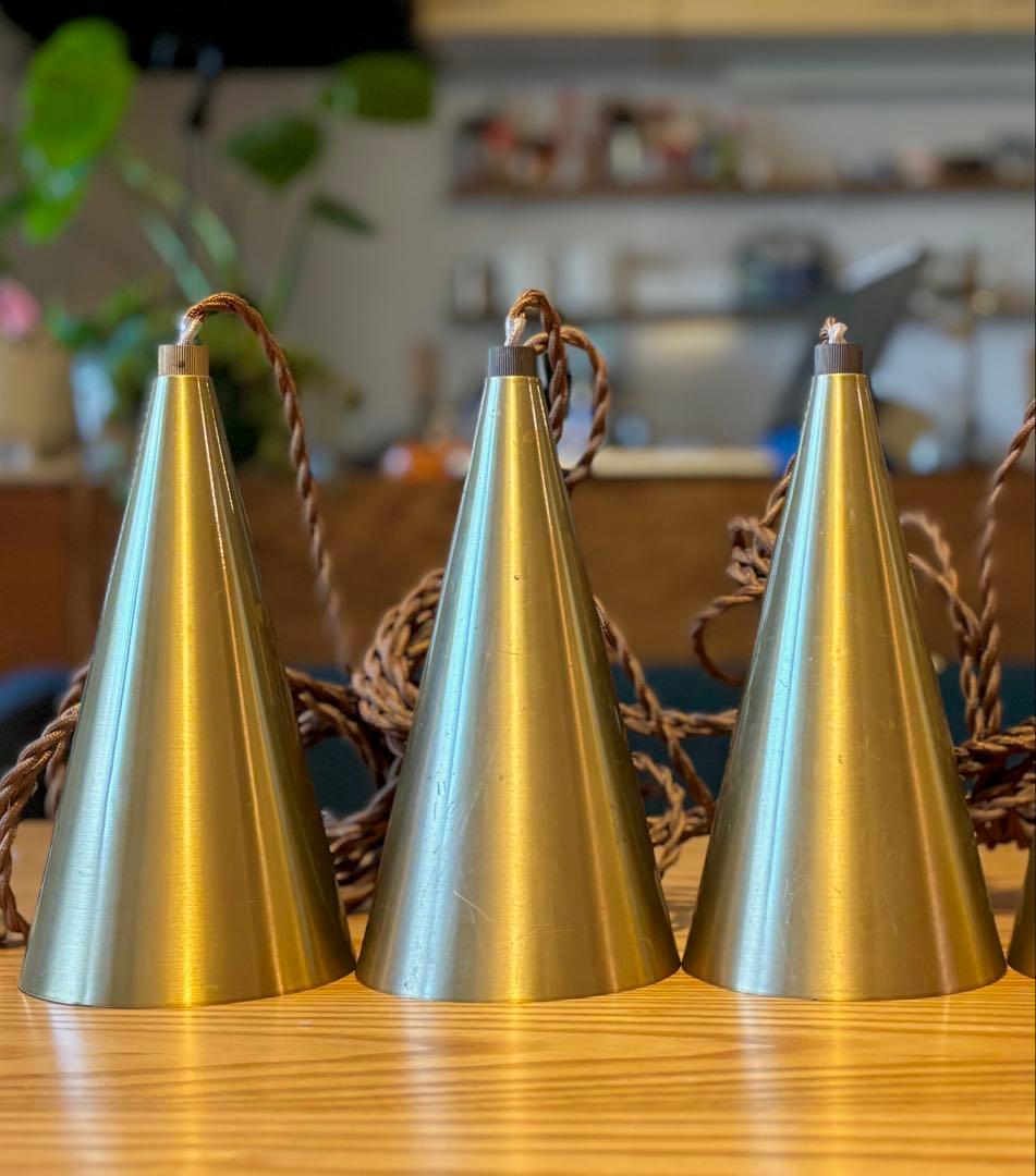 【3個セット】APROZ ペンダント照明 E17 真鍮色