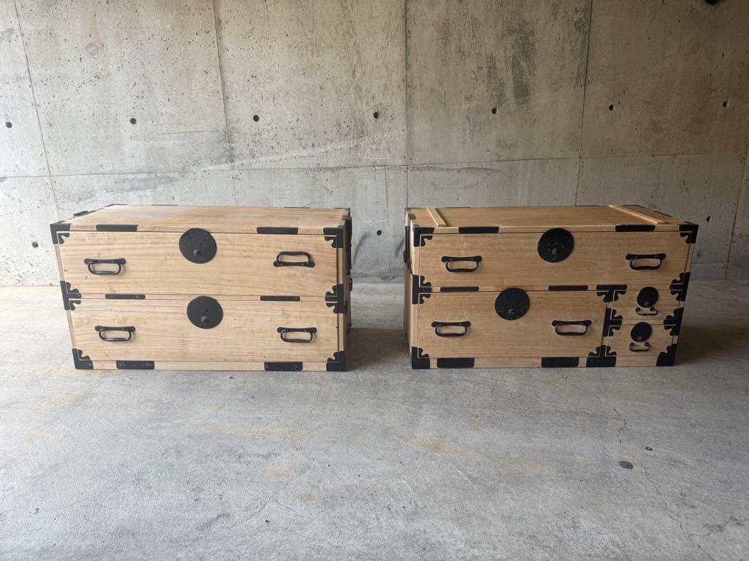 桐箪笥 和箪笥 古家具 古道具 ヴィンテージ レトロ 希少 高級金具