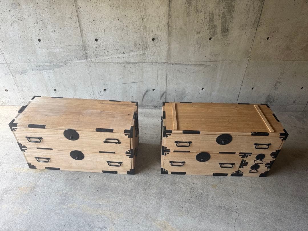 桐箪笥 和箪笥 古家具 古道具 ヴィンテージ レトロ 希少 高級金具