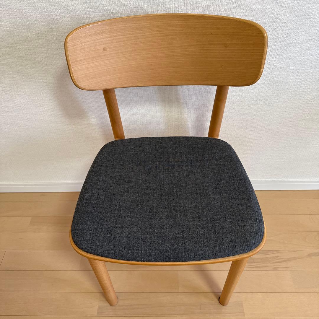 【引取り限定】無印良品 木製デスク チェア 2点セット