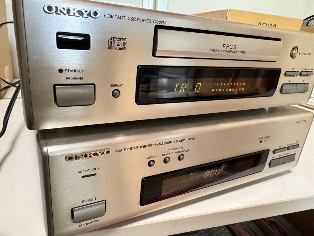 ONKYO オンキヨー　ディスクプレーヤー C-722M T-422M セット