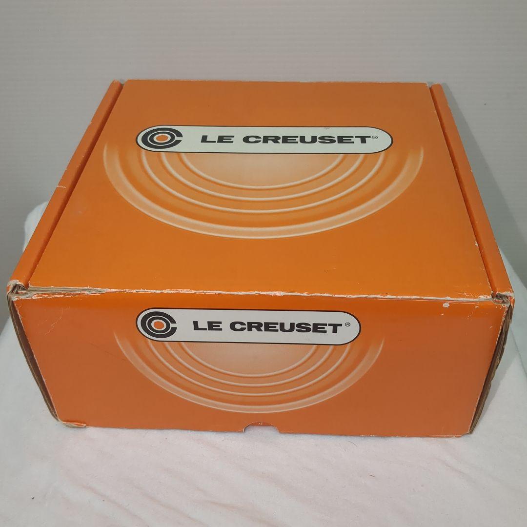 【新品未使用】LE CREUSET　ハート型 両手鍋 レッド　箱・説明書付き
