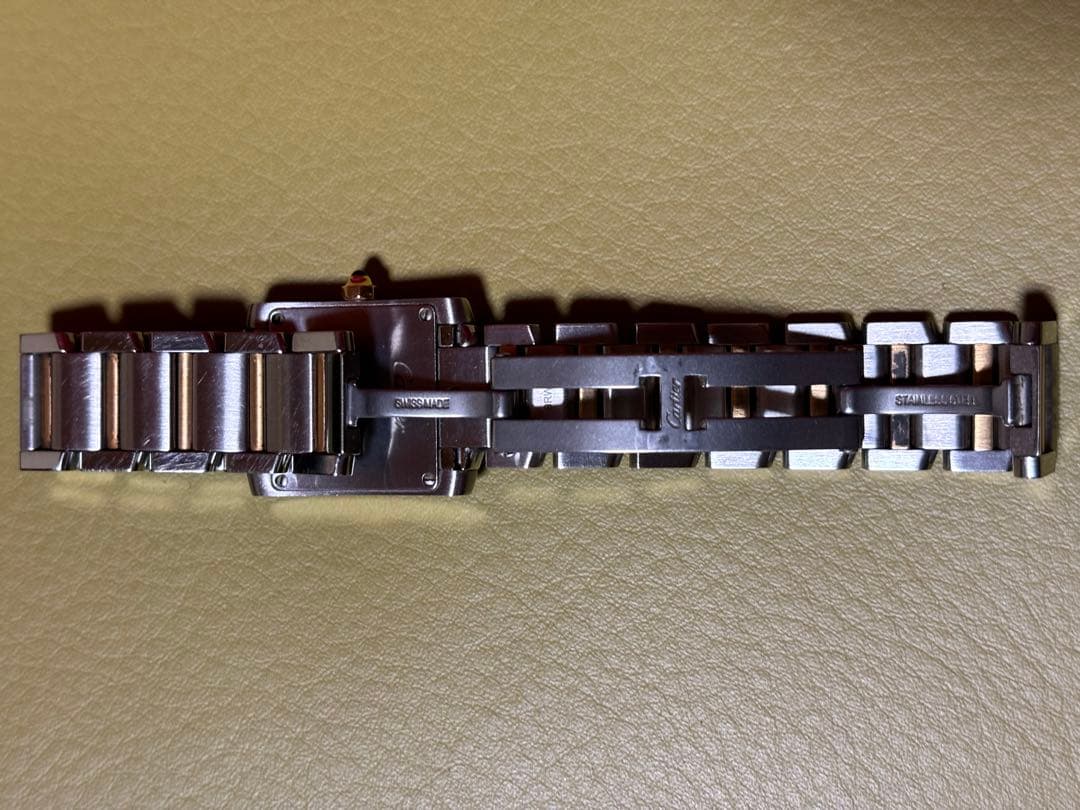 Cartier レディース 時計 ピンクゴールドコンビ　11Pダイヤ