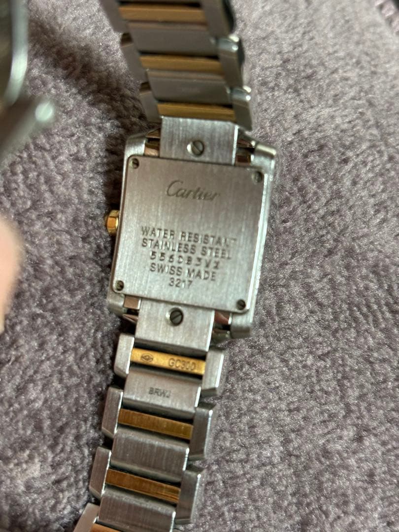 Cartier レディース 時計 ピンクゴールドコンビ　11Pダイヤ