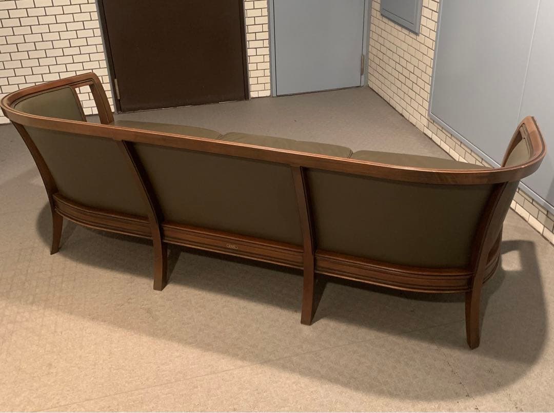 MARUNIマルニ  地中海 シャルル 3Pソファ 本革 販売102万