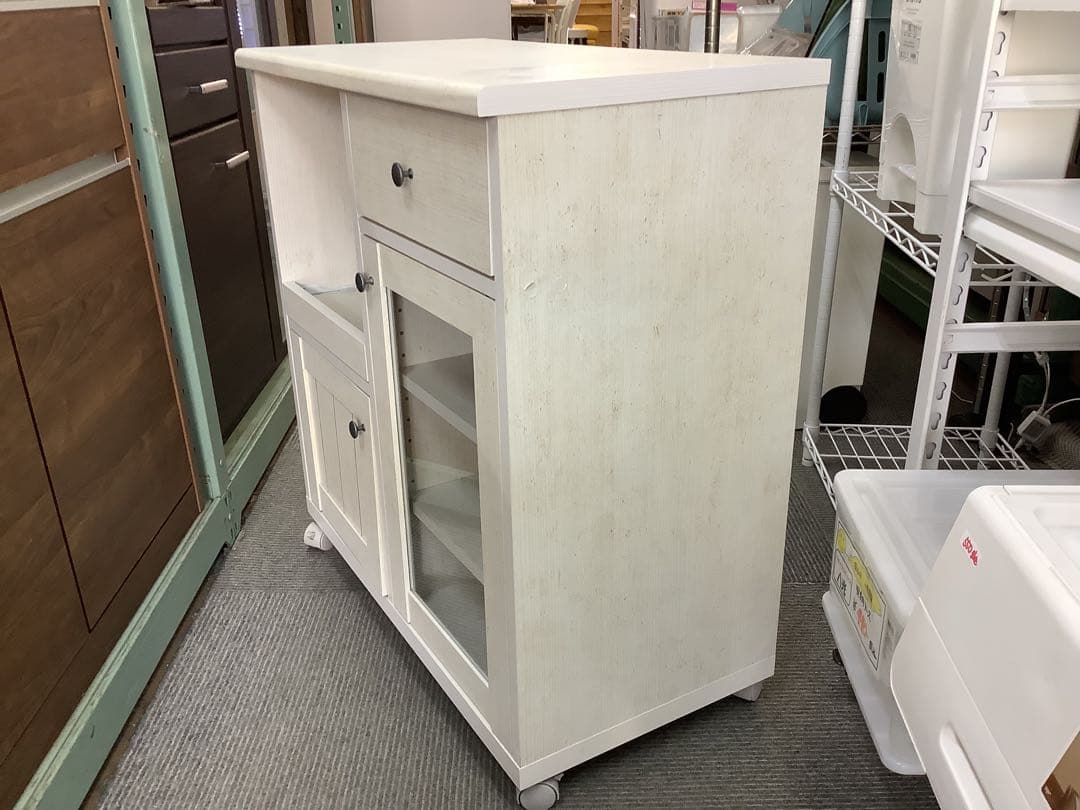 ニトリ　カウンターワゴン　(リズバレー)