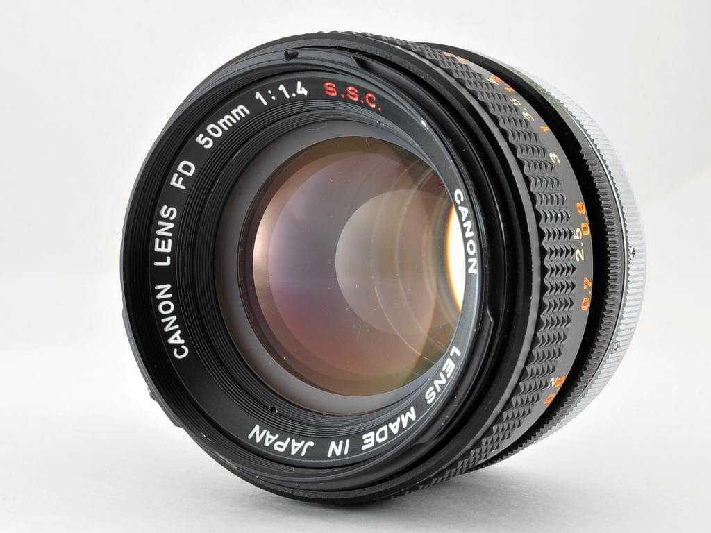 キヤノン AE-1 PROGRAM ブラック FD 50/f1.4 SSC 完動