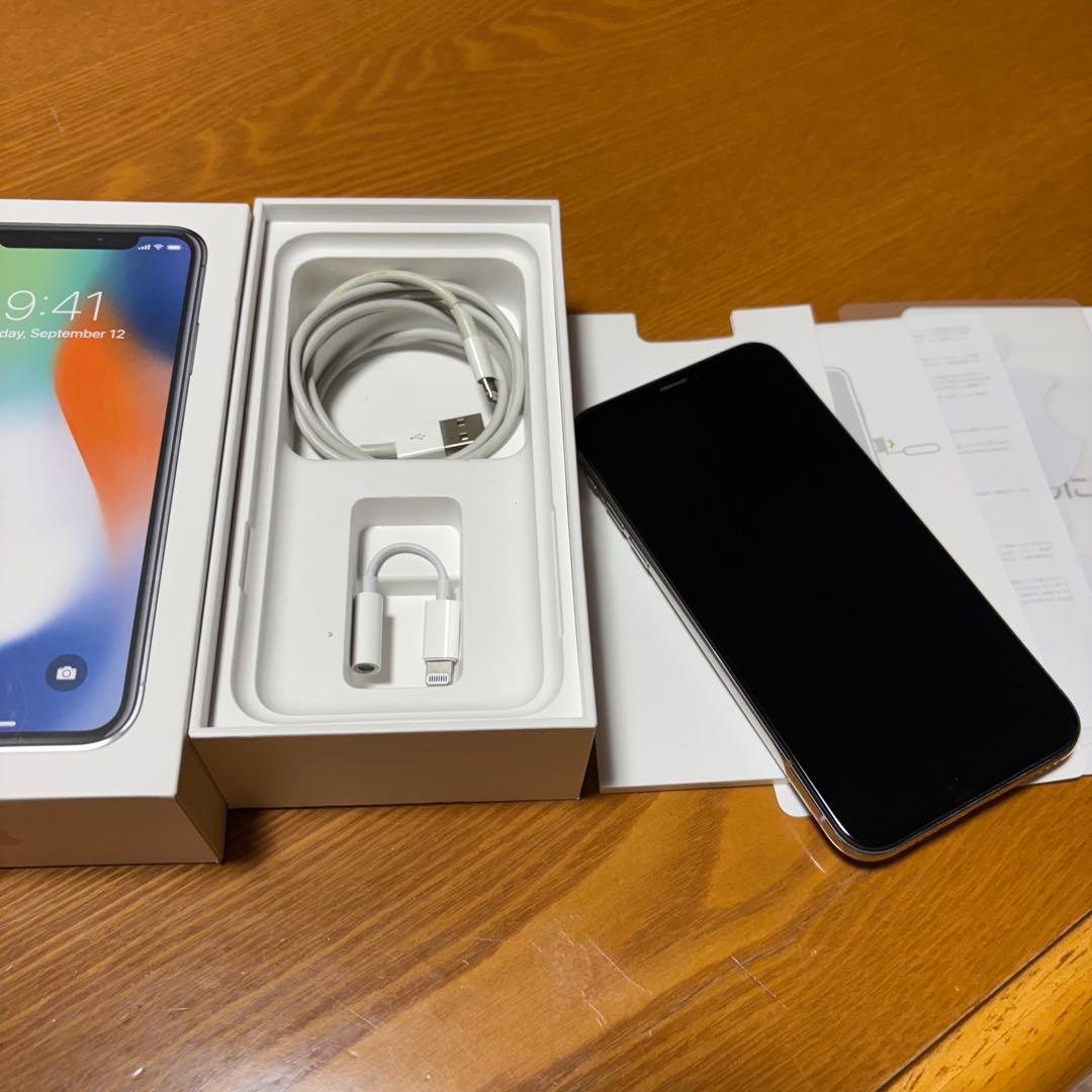 iPhone X 64GB 付属品一部有！極美品！タイムセール！本日値下げ