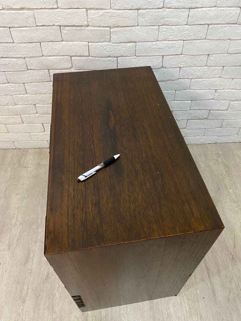 【東京都内23区配送無料】アンティーク　ミニ　箪笥　木製　引き出し　古道具　民芸