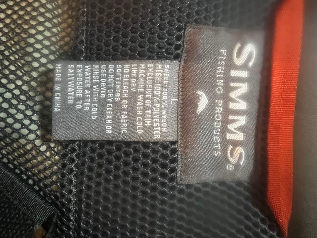 Simm シムス／G3GUIDE VEST G3ガイドベスト／US-Lサイズ