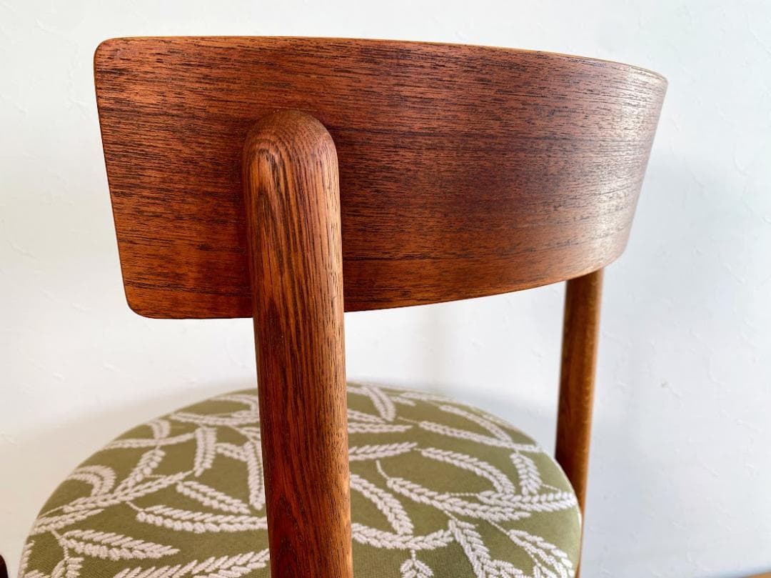 最終 希少 70s 山口木材工芸 チーク×オーク ヴィンテージチェア 仕上済 ①