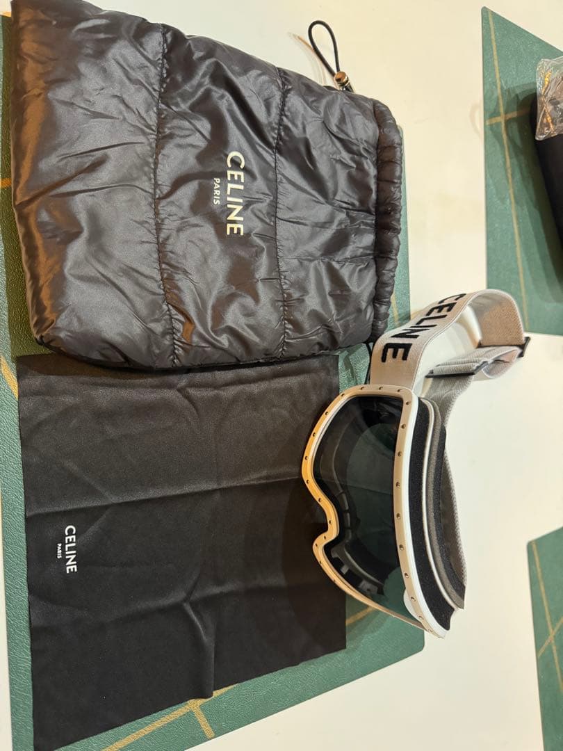 CELINE フレームレスゴーグル ホワイト