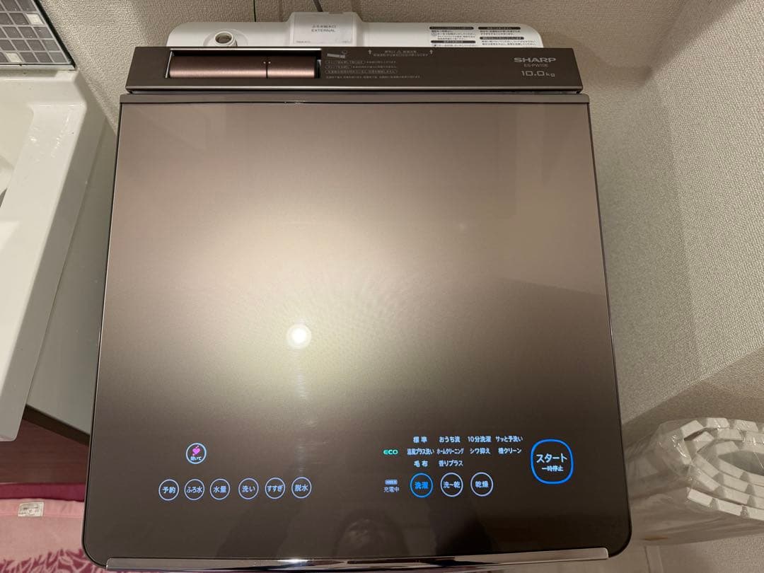 シャープ 10kg / 5kg 洗濯乾燥機 タッチパネル/ おしゃべり/wifi