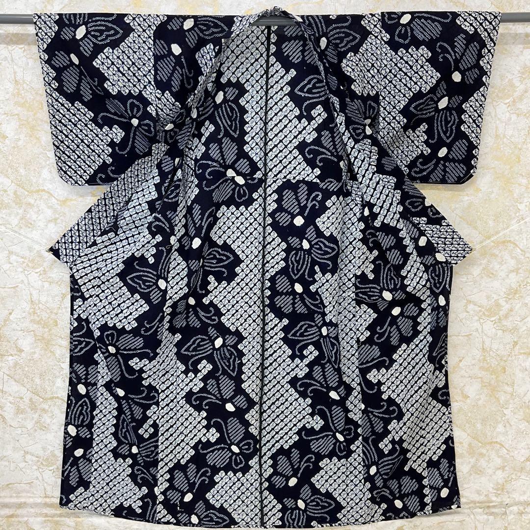 ２点購入者ページ有松鳴海絞り◆木綿◆総手絞り◆仕付け糸◆裄63丈158