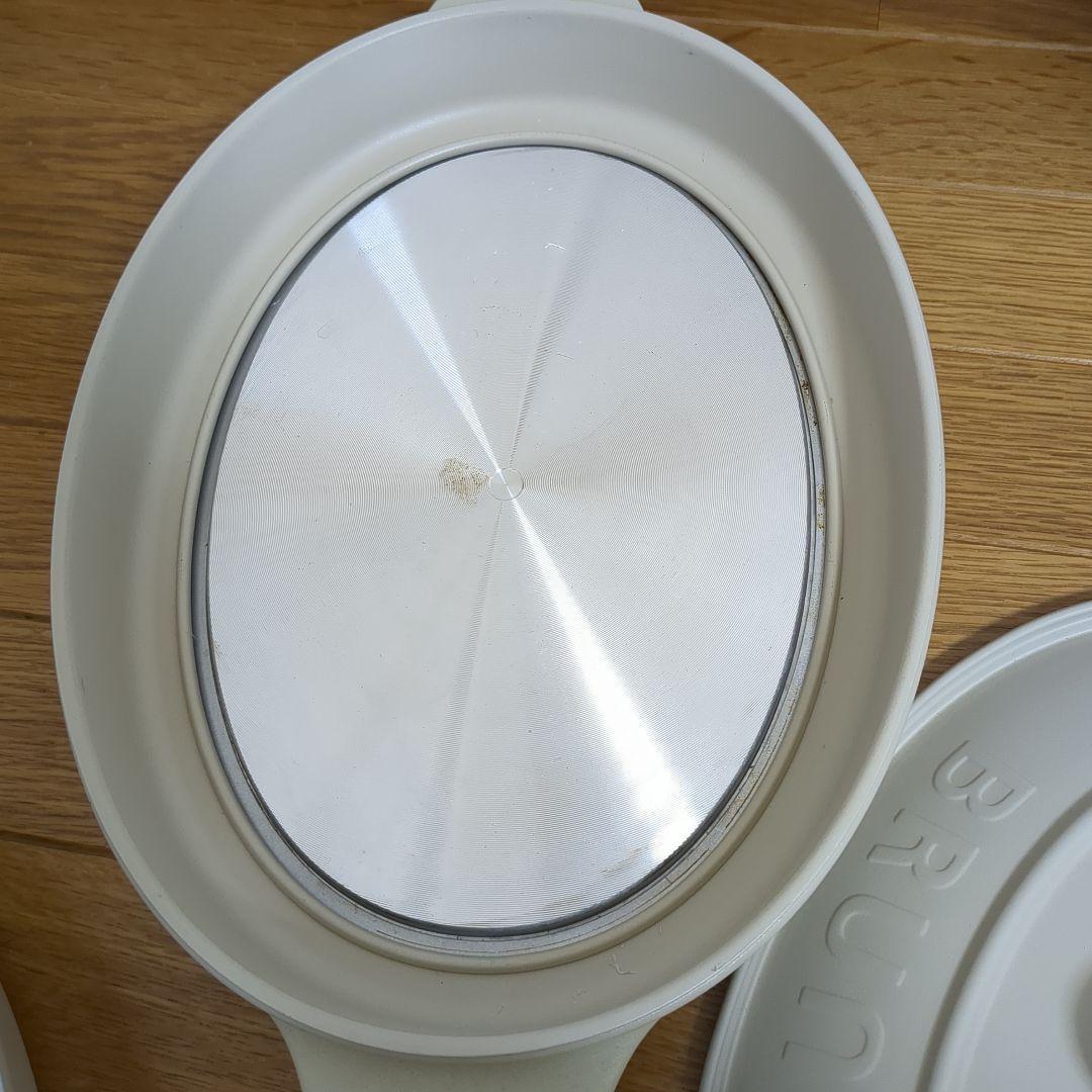 美品 BRUNO オーバルホットプレート グレージュ