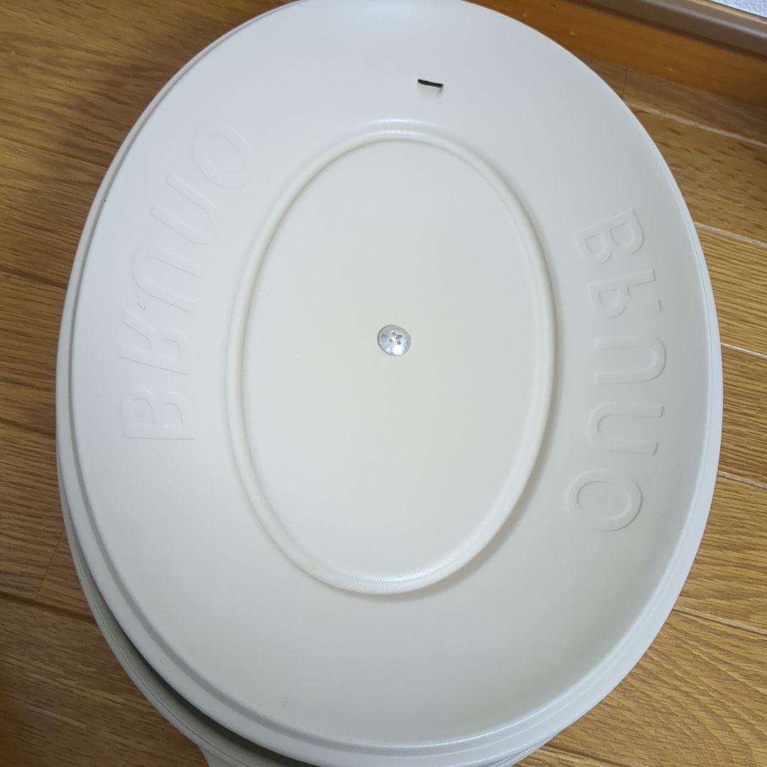 美品 BRUNO オーバルホットプレート グレージュ
