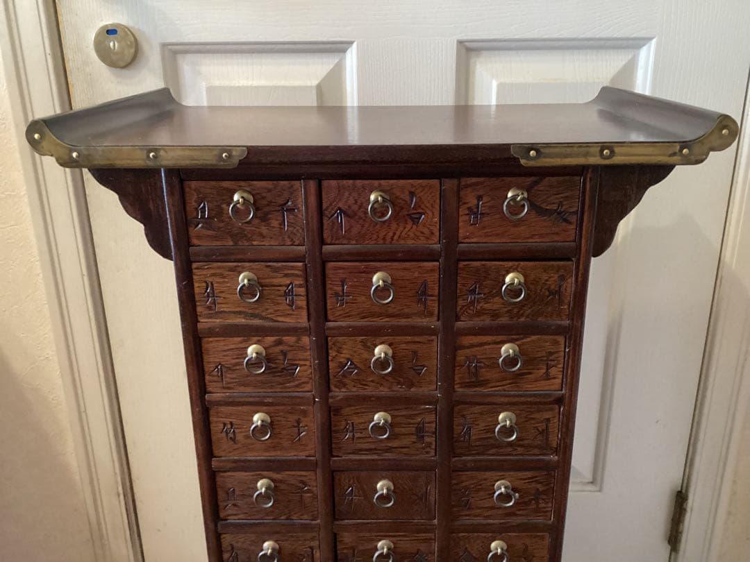 アンティーク木製家具　薬箪笥　李朝家具　インテリア　ビンテージ　アクセサリー入れ