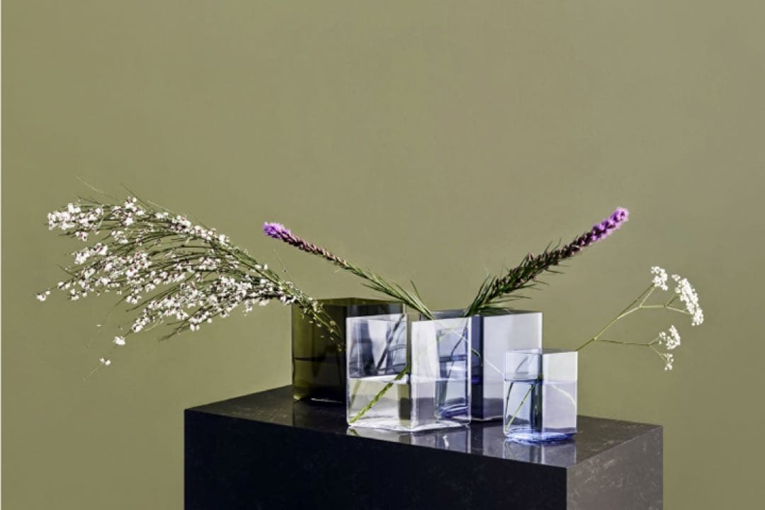 【新品】イッタラ  ルーツ フラワーベース モスグリーン