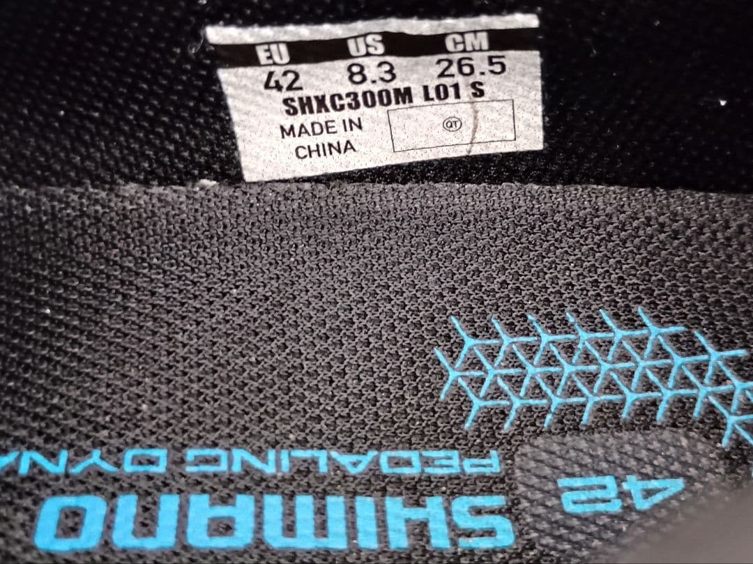 SHIMANO XC3 サイクリングシューズ 42 ブラック