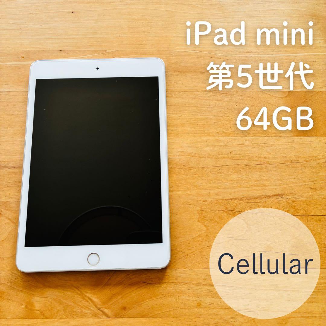 iPad mini 第5世代 シルバー 64GB セルラー 訳アリ