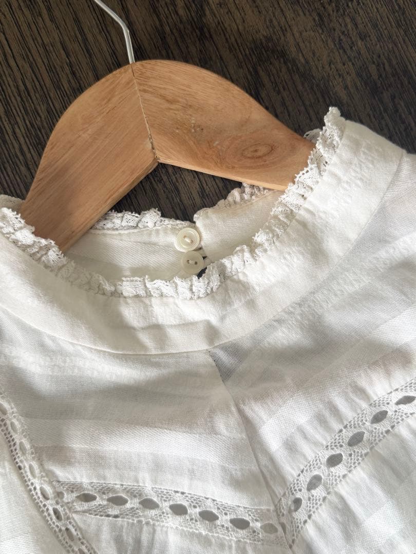 k*.様 イザベルマラン エトワール「Reign」ブラウス ホワイト FR34