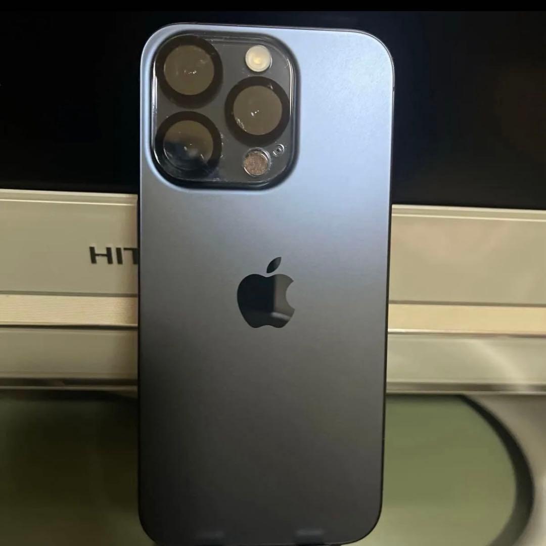 【極美品】iPhone15 Pro ブループラチナム バッテリー最大容量91%