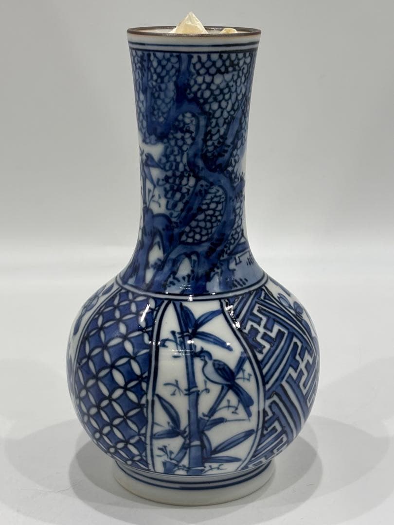 茶道具 祥瑞皆具 染付 白凰造 皆具 共箱