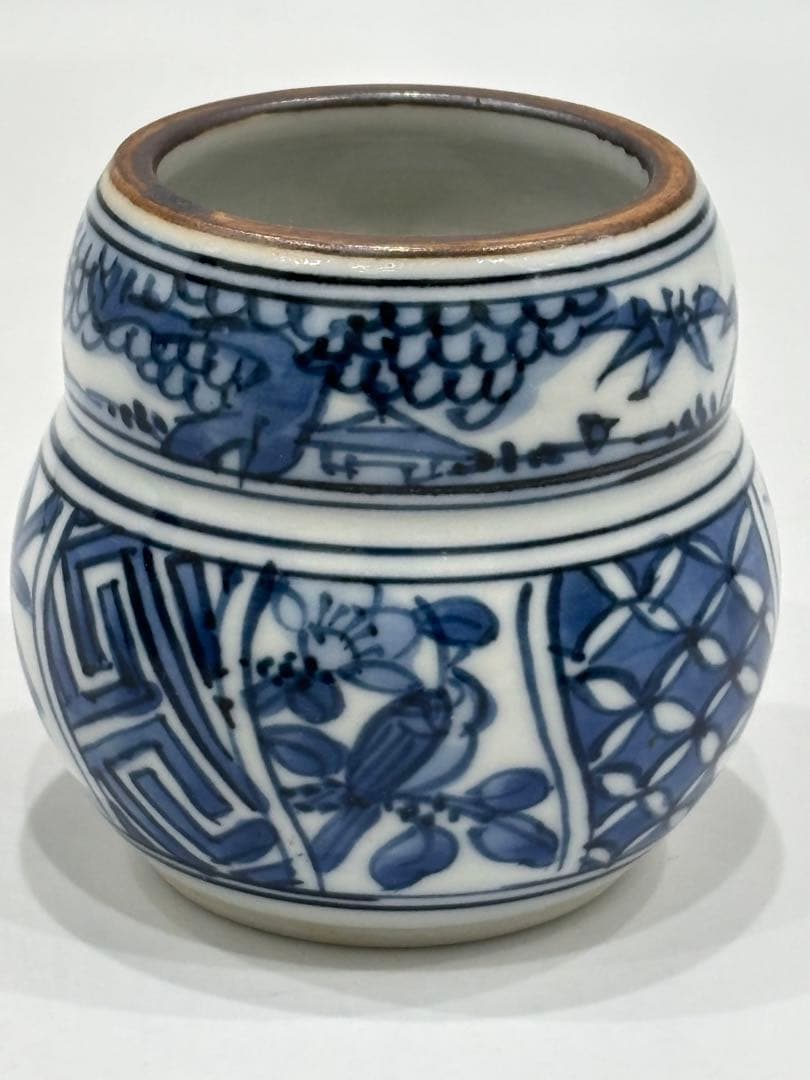 茶道具 祥瑞皆具 染付 白凰造 皆具 共箱