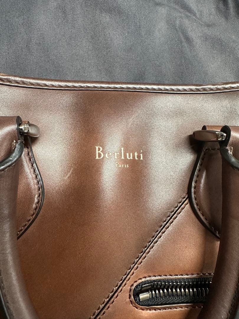Berluti UnJourアンジュール パッチワークデザイン ブリーフケース