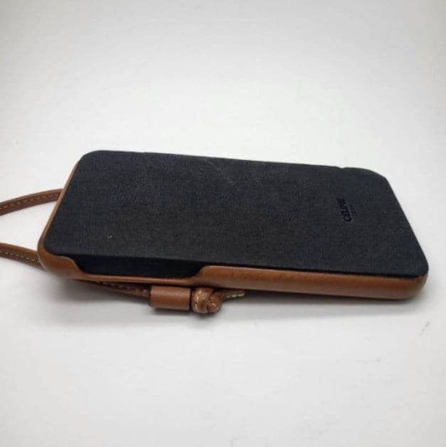 CELINE レザー iPhone X XSケースストラップ