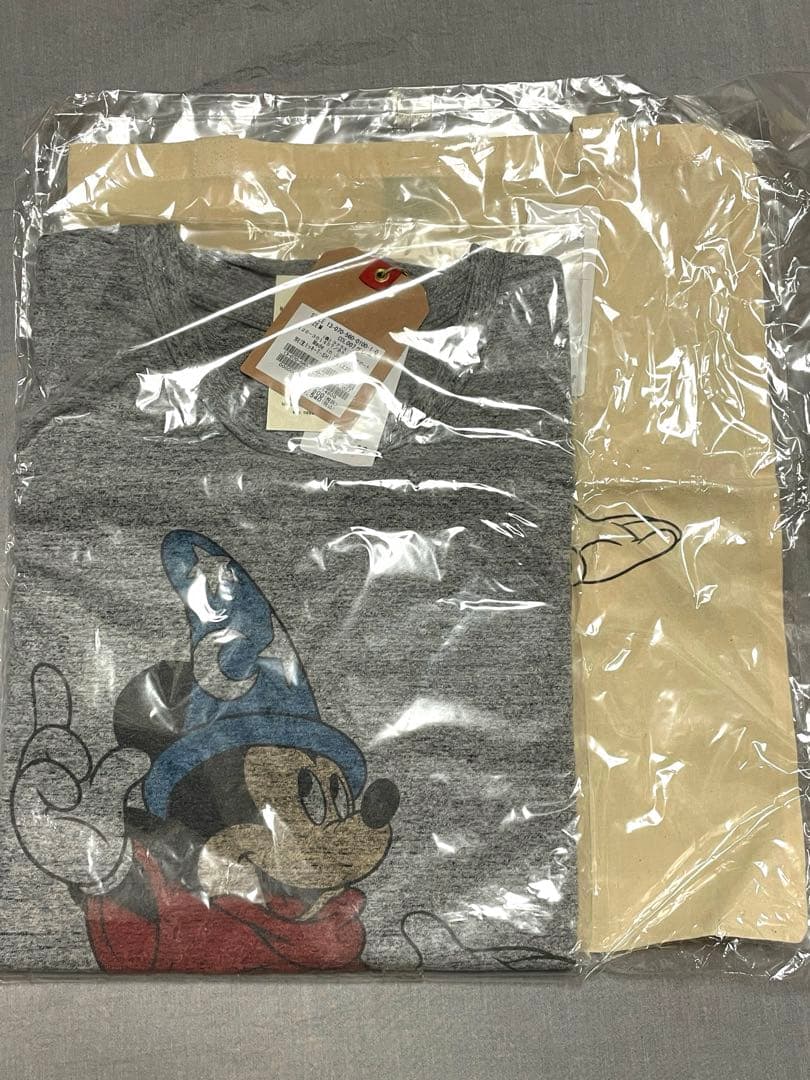 希少！！アパルトモン 別注 Mickey ロンTミッキーエコバッグ付！サイズM